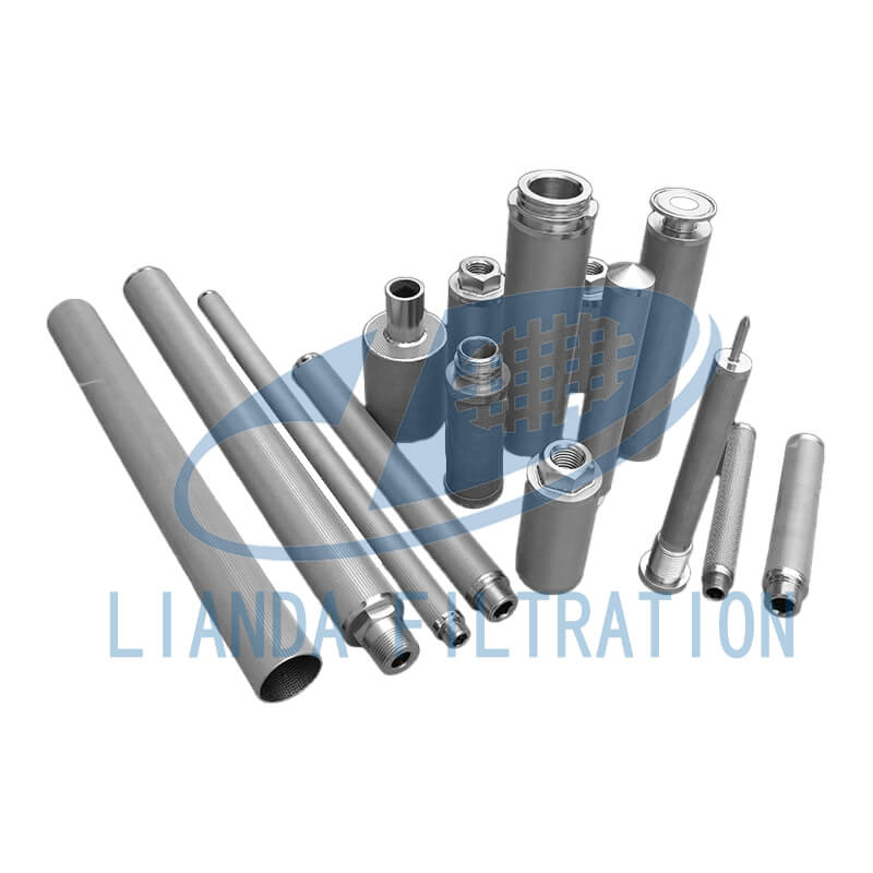 Sintered mesh filter element