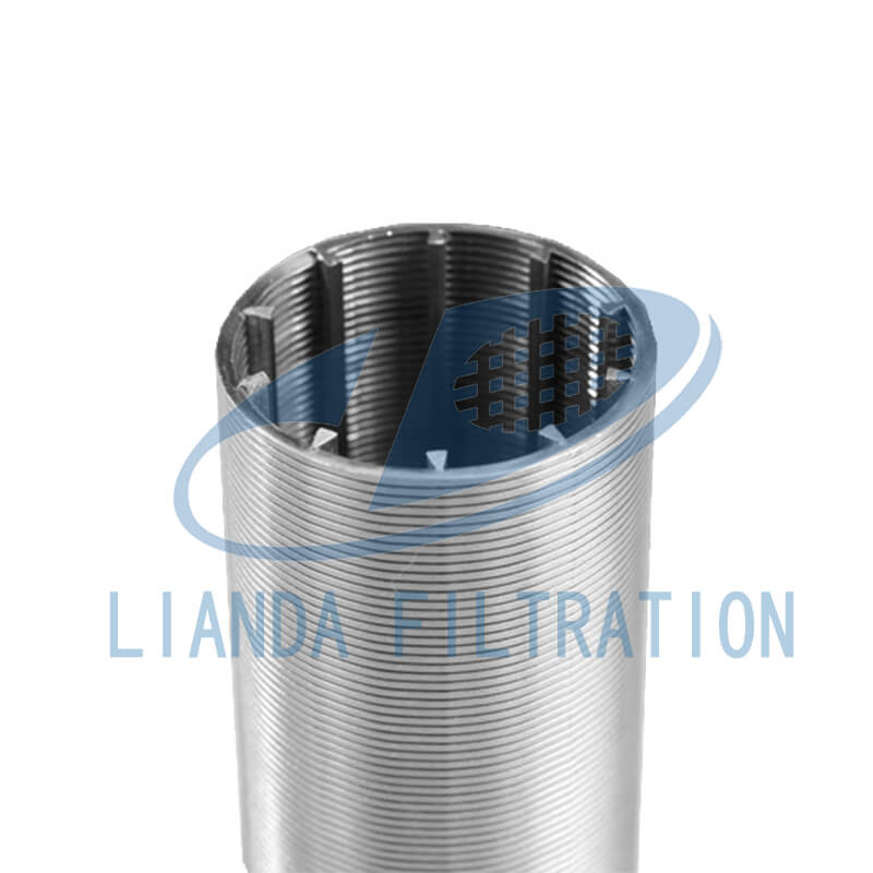 Wedge wire filter element