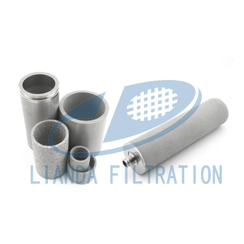 Metal filter tube