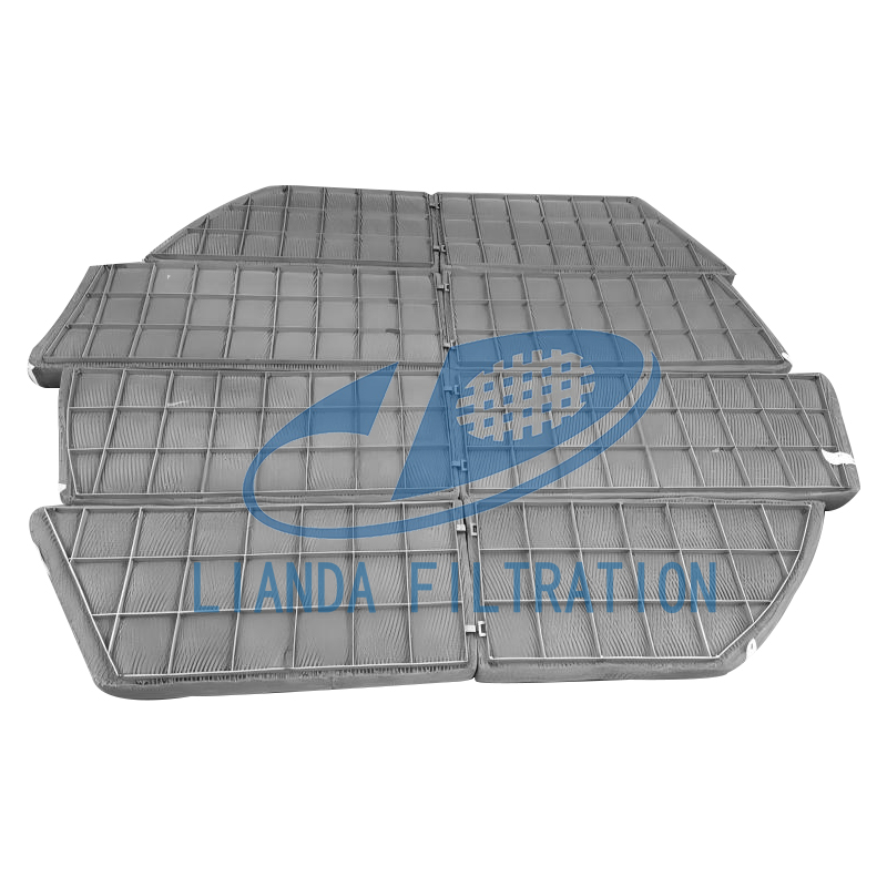 Drawer type wire mesh demister