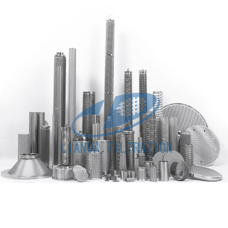 Sintered filter element