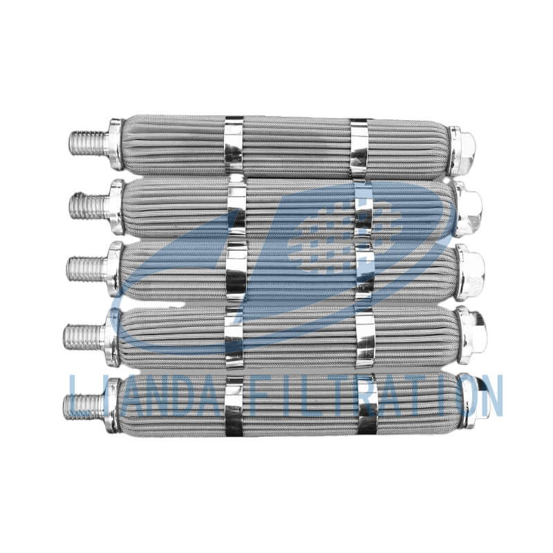 Pleated filter element