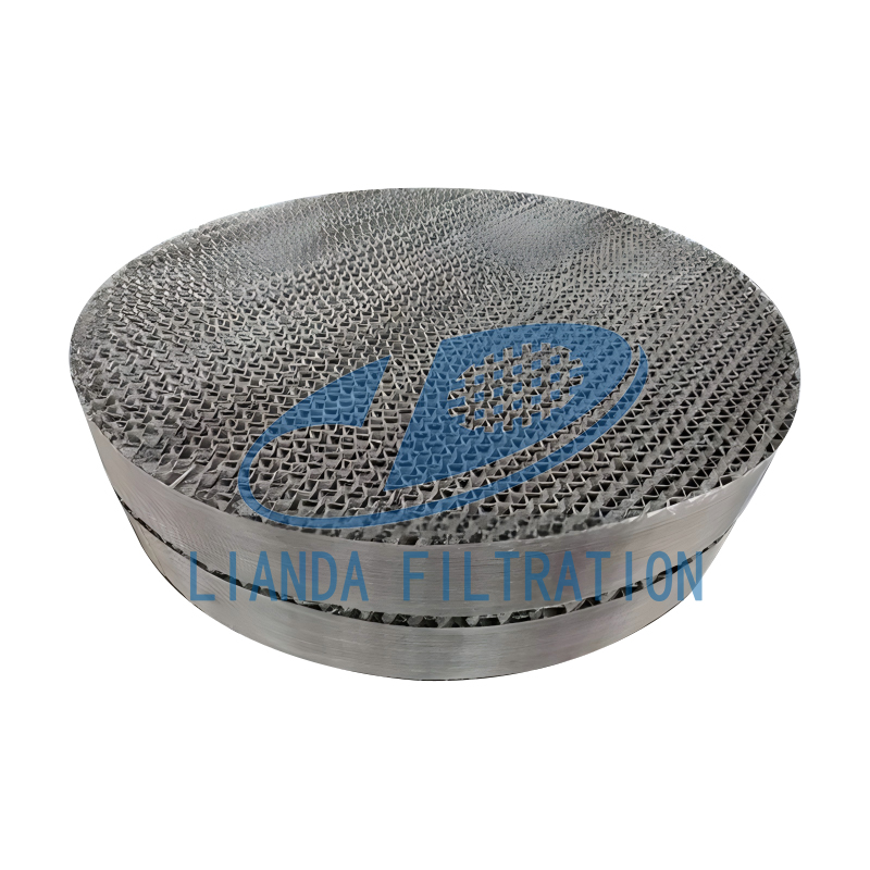 Stainless steel wire mesh corrugated packing
