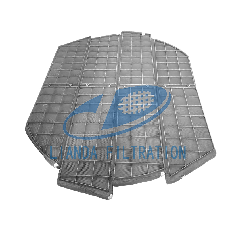 Drawer type wire mesh demister