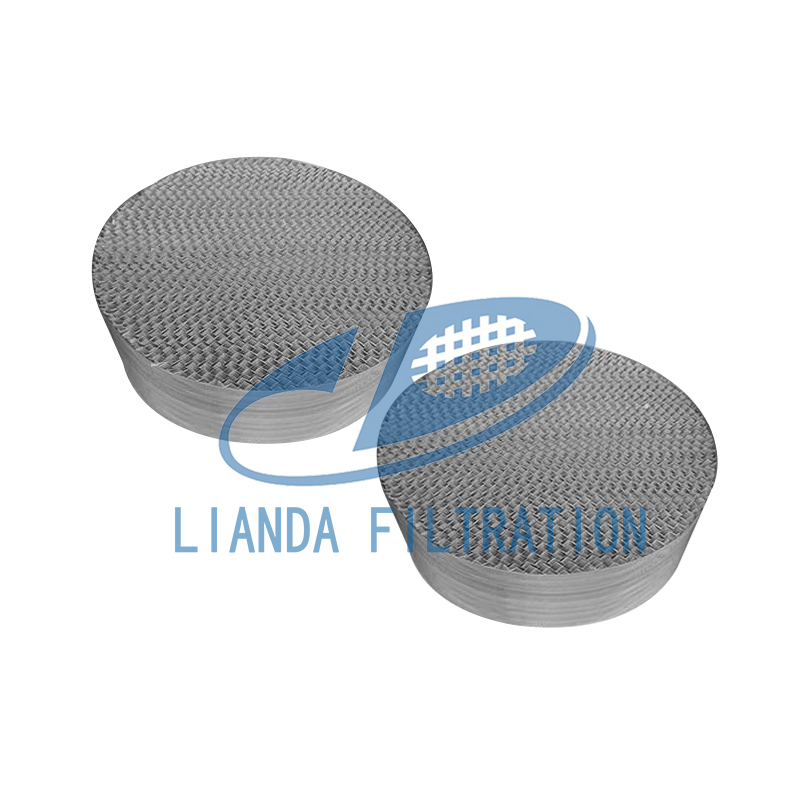 Wire mesh corrugated packing