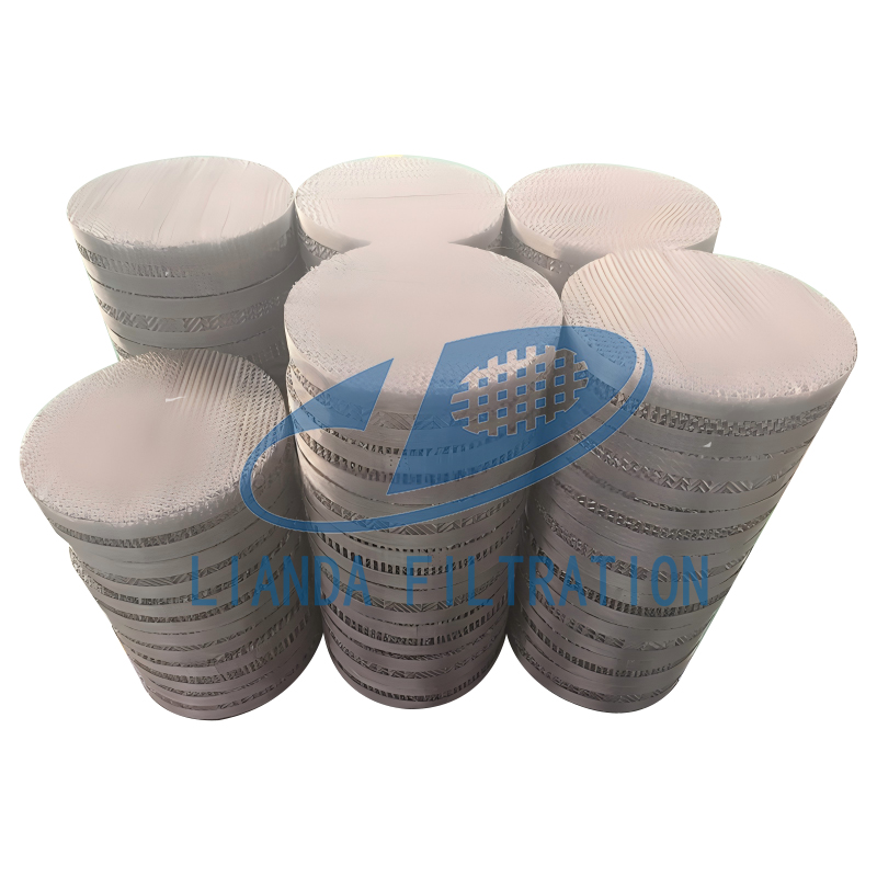 Stainless steel wire mesh corrugated packing