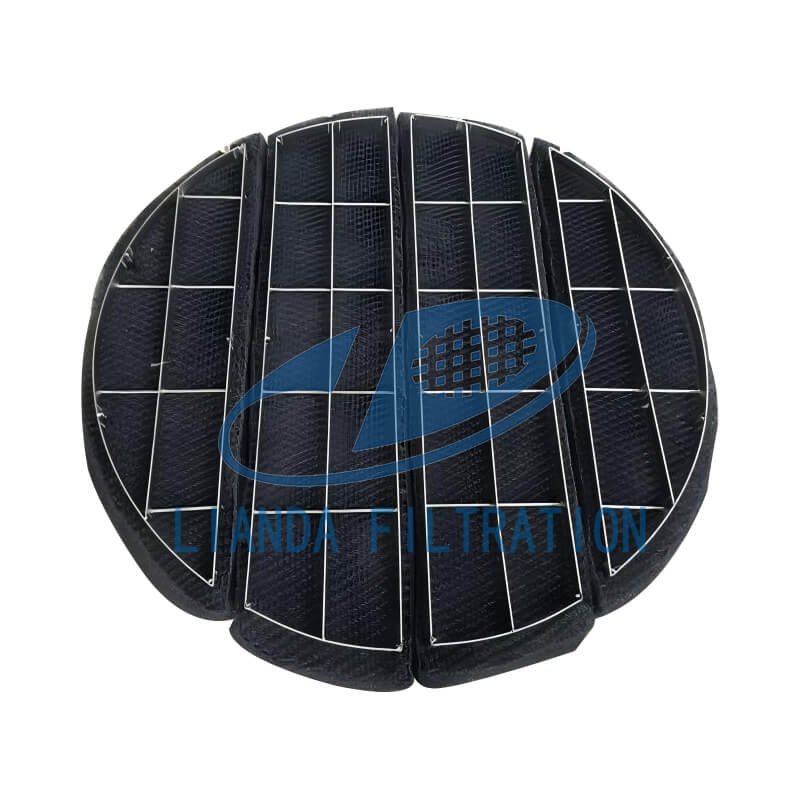 Titanium wire mesh demister