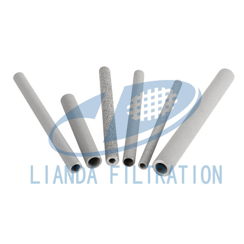 Metal filter tube