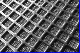 Perforated plate sintered mesh